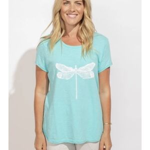 Escape By Habitat Dragonfly Graphic Tee SZ.S NWT
